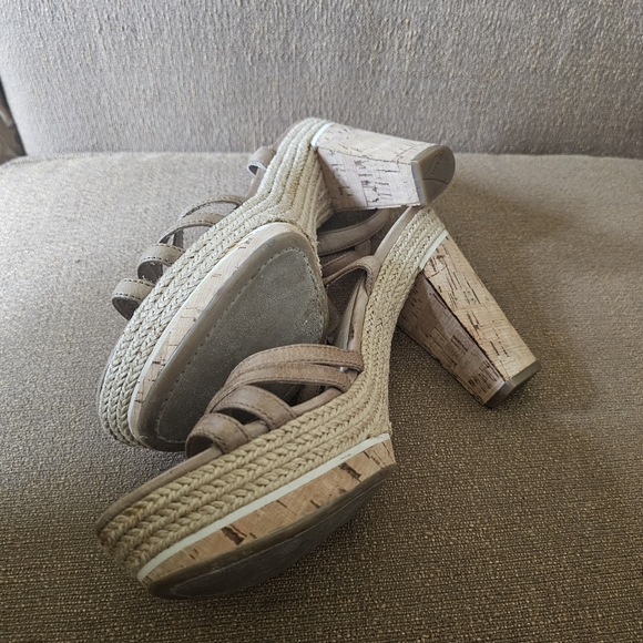 Prada Leather Espadrilles in Neutral Color Size 39.5 - Picture 11 of 15